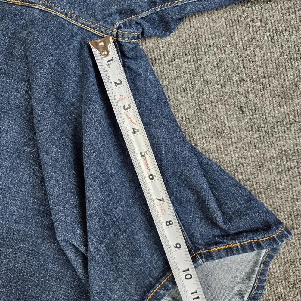 Levi's 569 Denim Jean Shorts Men's 44 Jorts Loose‎ Straight Baggy Dark Wash Blue